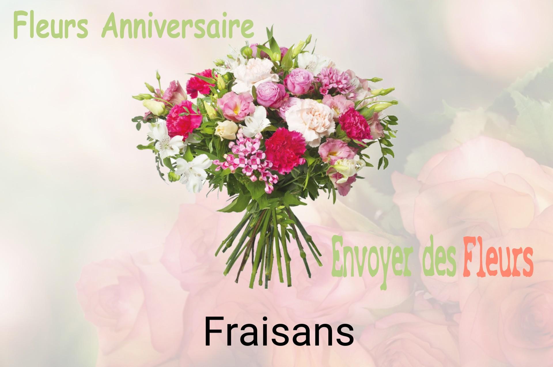 Bouquet de fleurs d’anniversaire livré à Fraisans